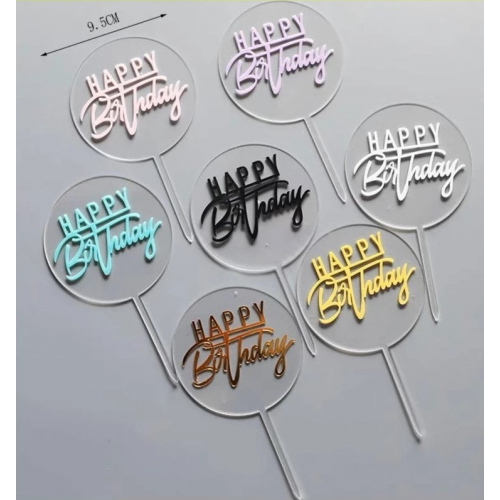 HB Tag - Acrylic Round Transparent HB Tag - Acrylic Round Transparent